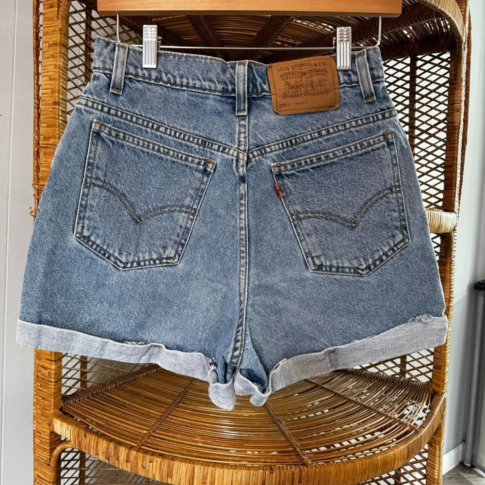 Levi's Blue Jean Shorts High-Waisted